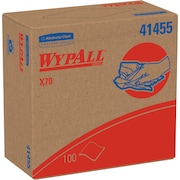 Wypall PowerClean X70 Medium Duty Cloths - Pop-Up Box, White, Box, Hydroknit, Multipurpose, 8.34" x 16.80" KCC41455CT